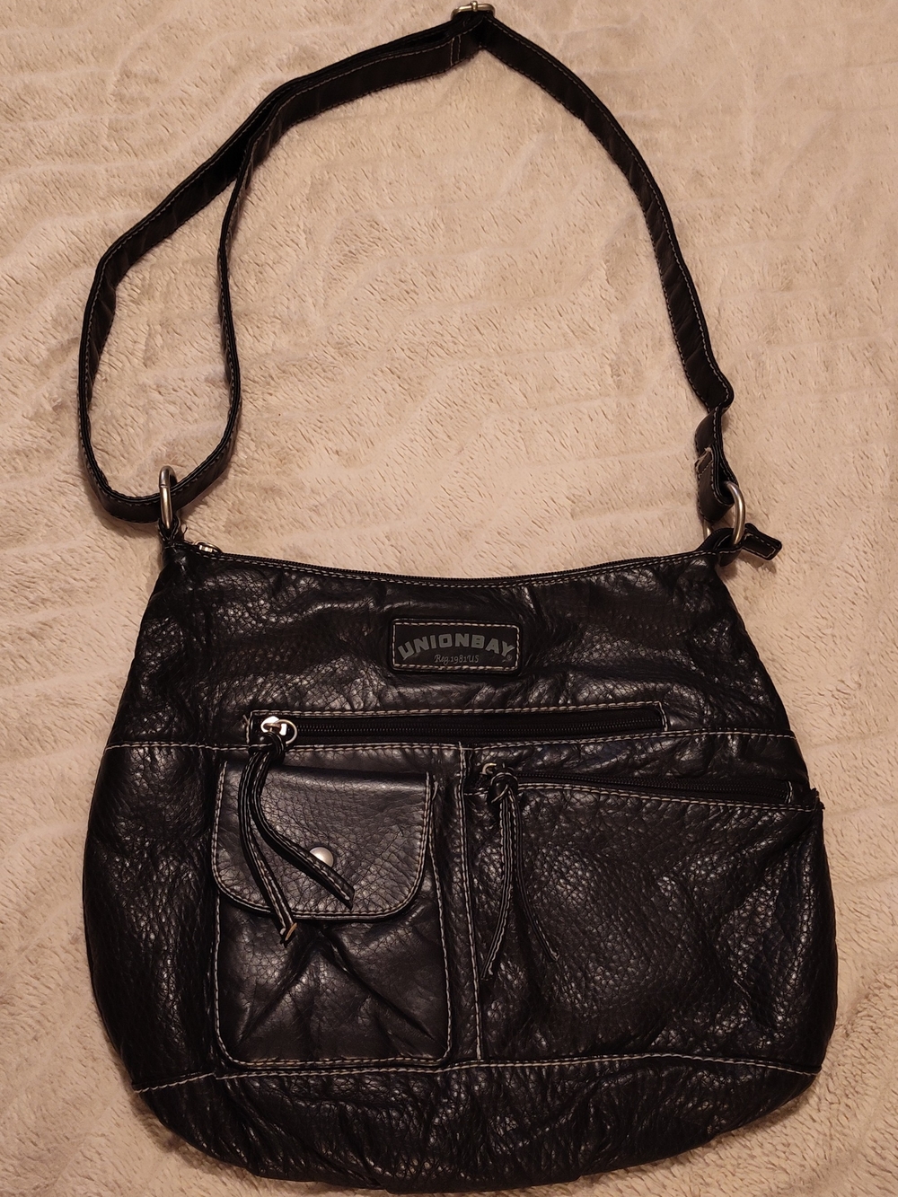 Vintage!! Unionbay Black Crossbody Bag